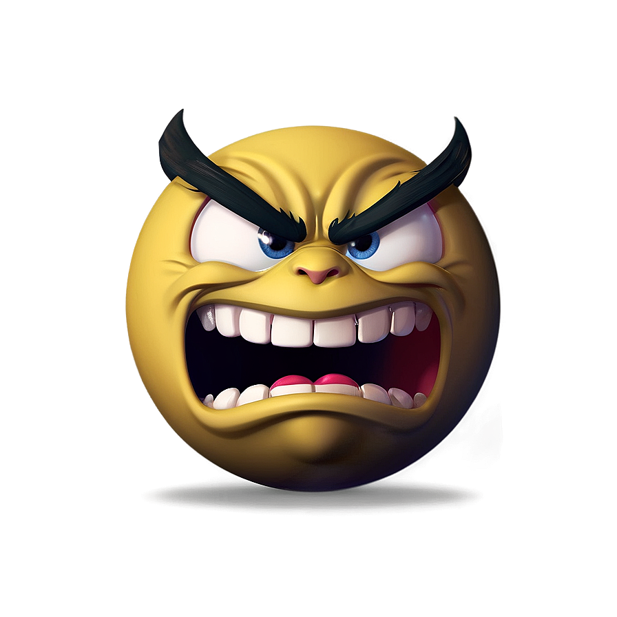 Angry Emoji For Chat Png 76