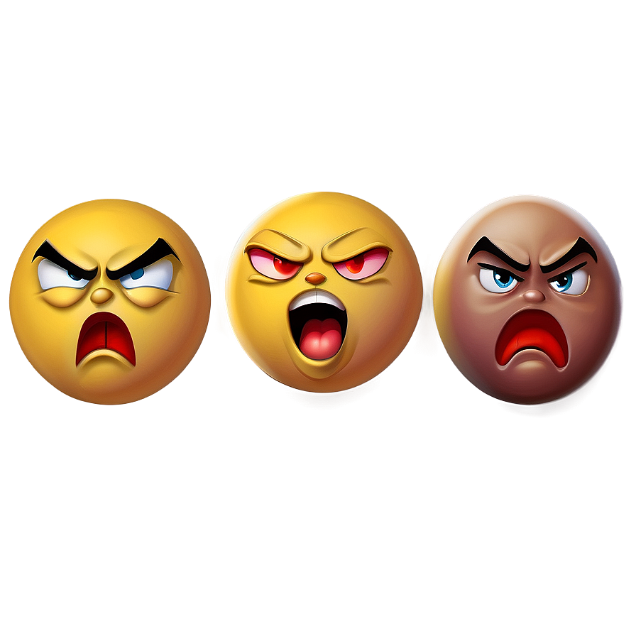 Angry Emoji For Texting Png 23