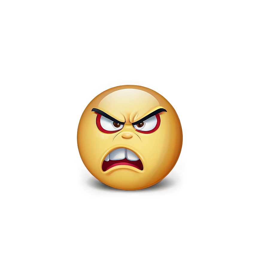 Angry Emoji No Background Png 05252024