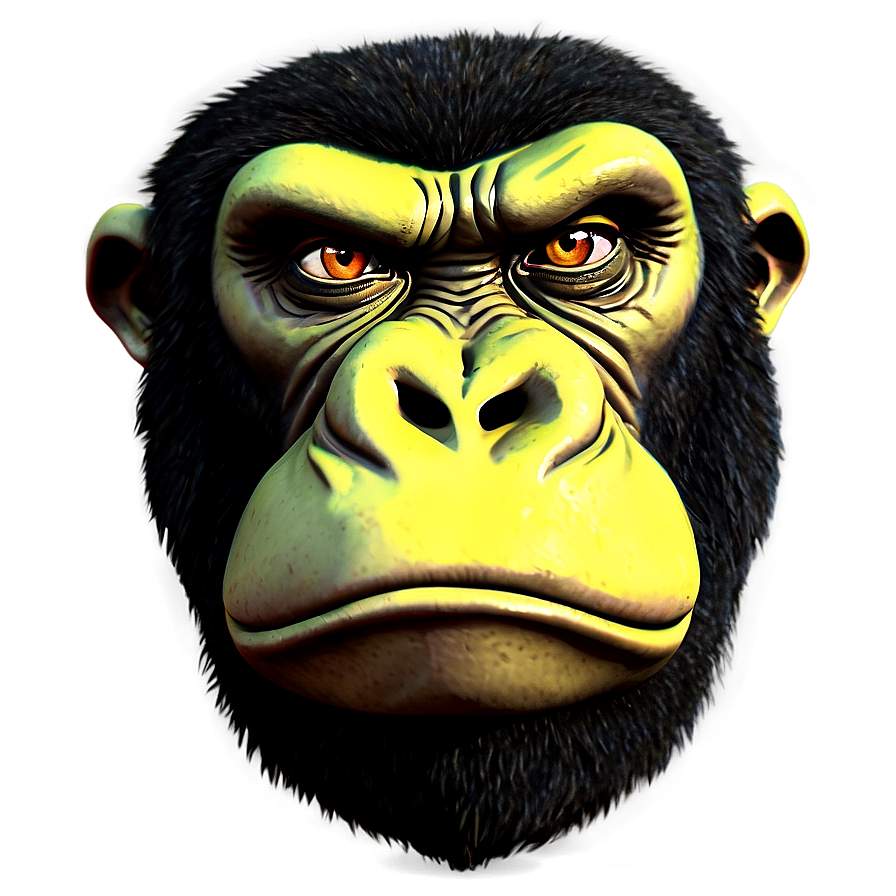 Angry Gorilla Eyes Png 06252024