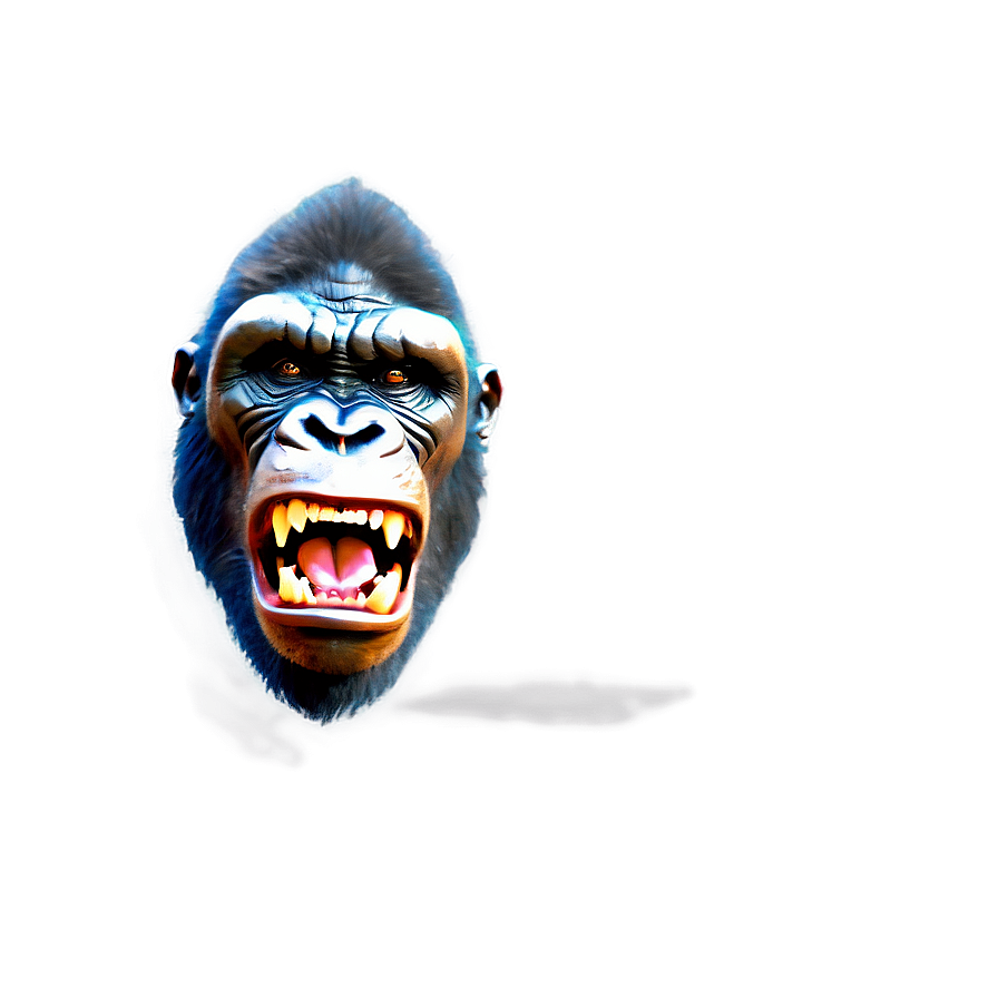 Angry Gorilla Outline Png 06252024