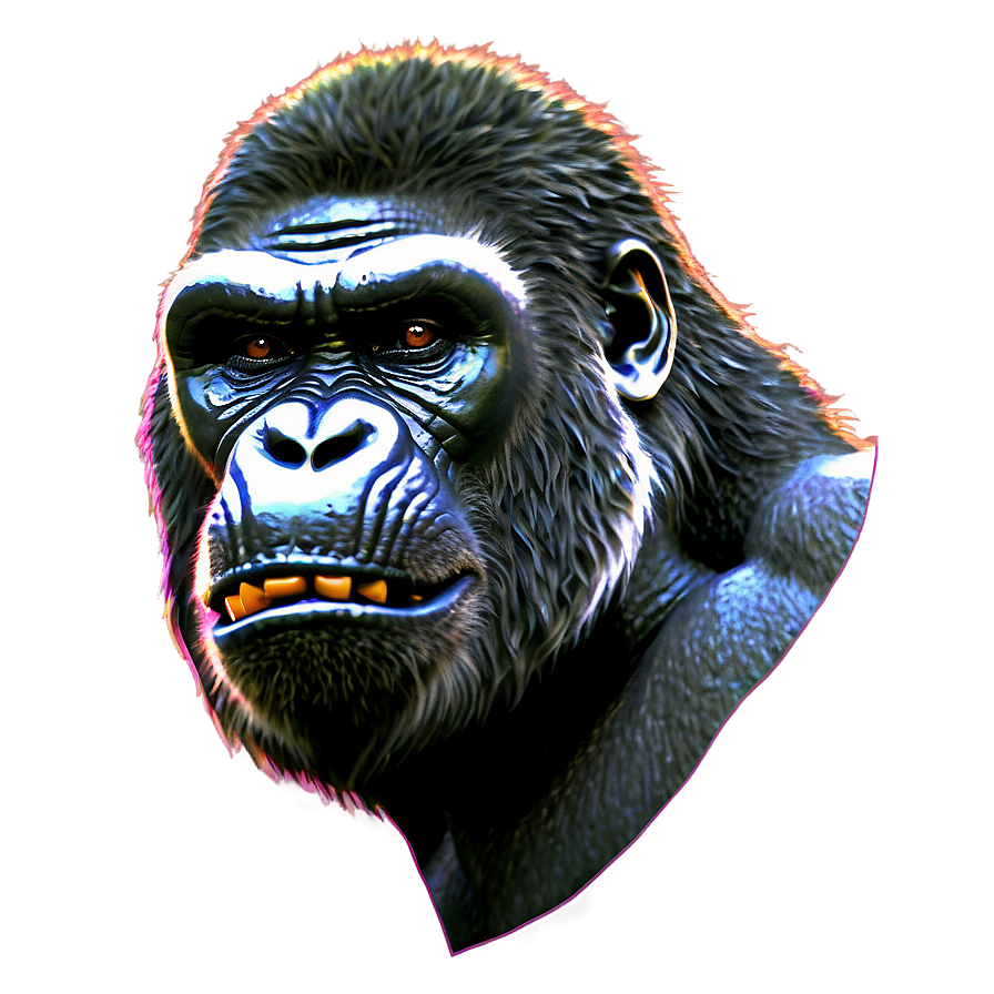 Angry Gorilla Outline Png 71