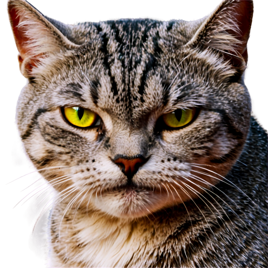 Angry Grey Cat Png Wwv