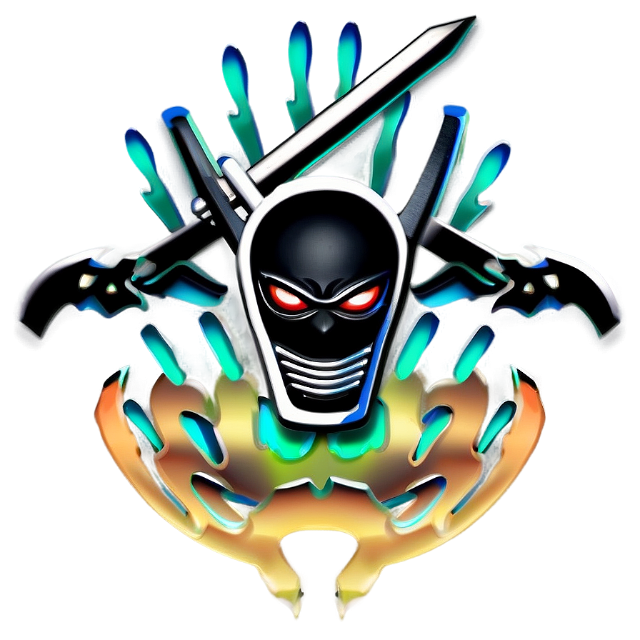 Angry Ninja Emblem Png Spm38