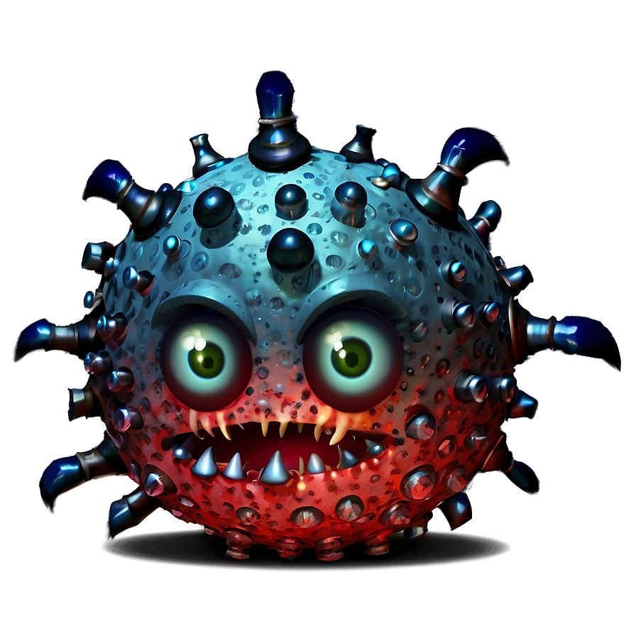 Angry Virus Cartoon Png 73