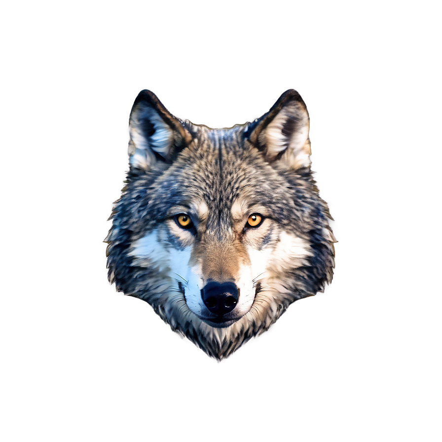 Angry Wolf Face Graphic Png 86