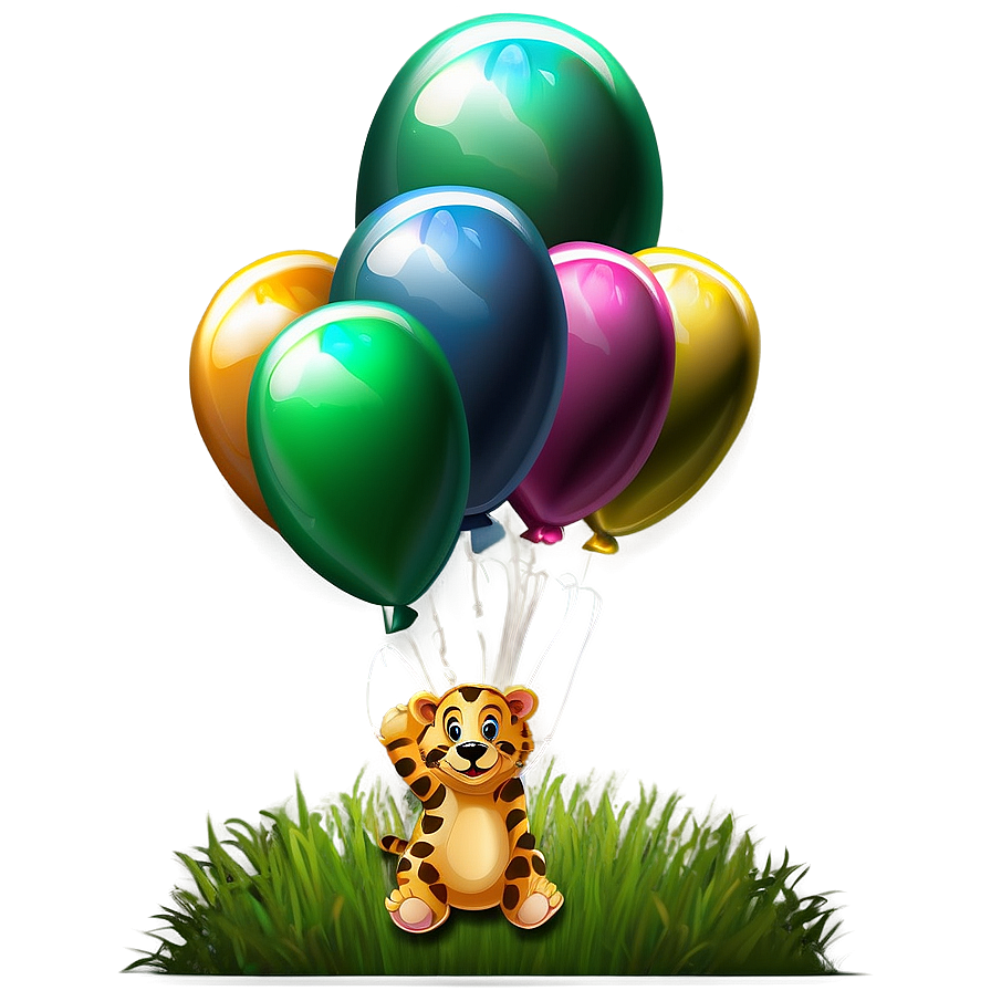 Animal Balloons Png 05042024