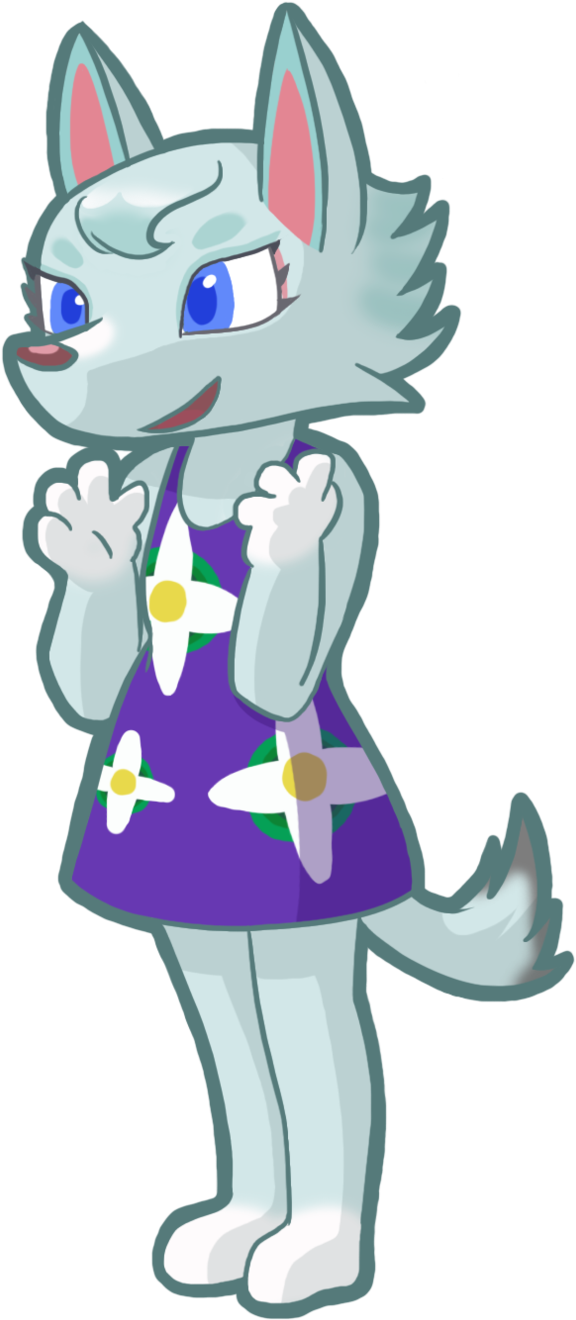 Animal Crossing Characterin Floral Dress