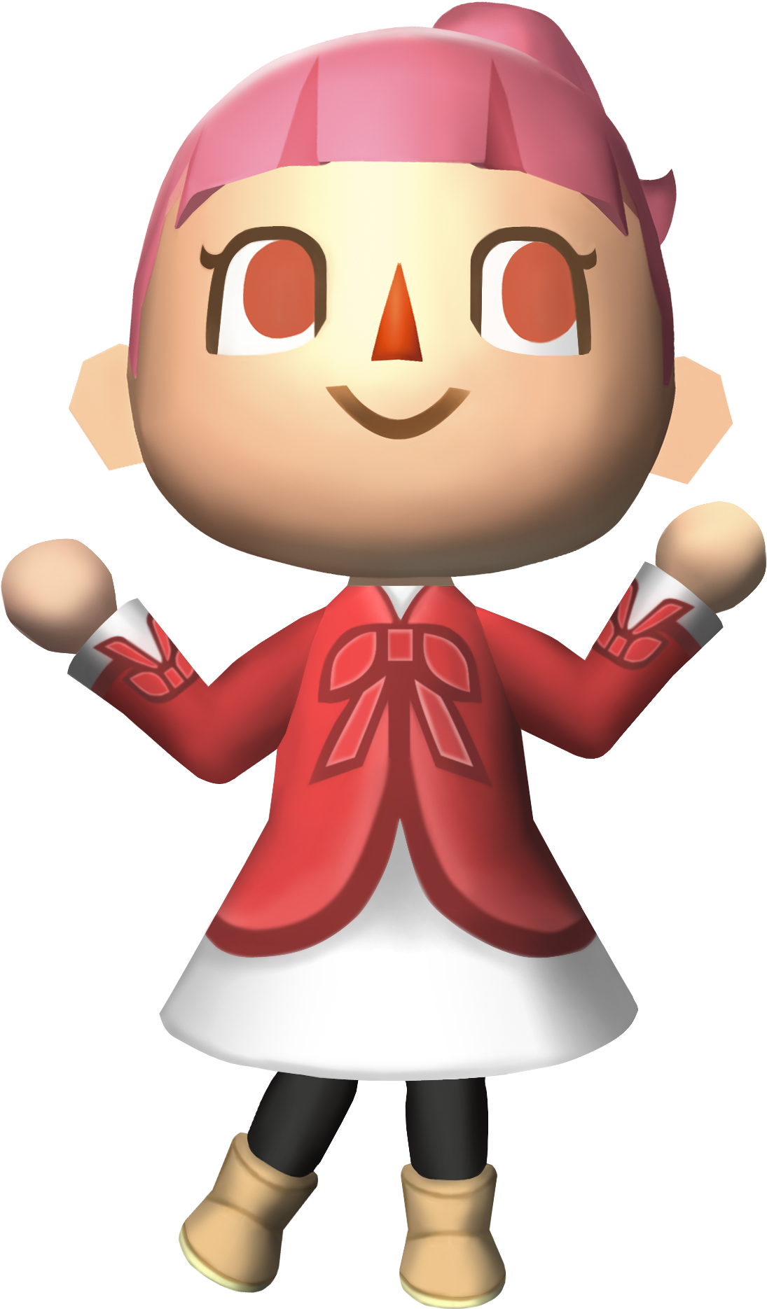 Animal Crossing Characterin Red Kimono