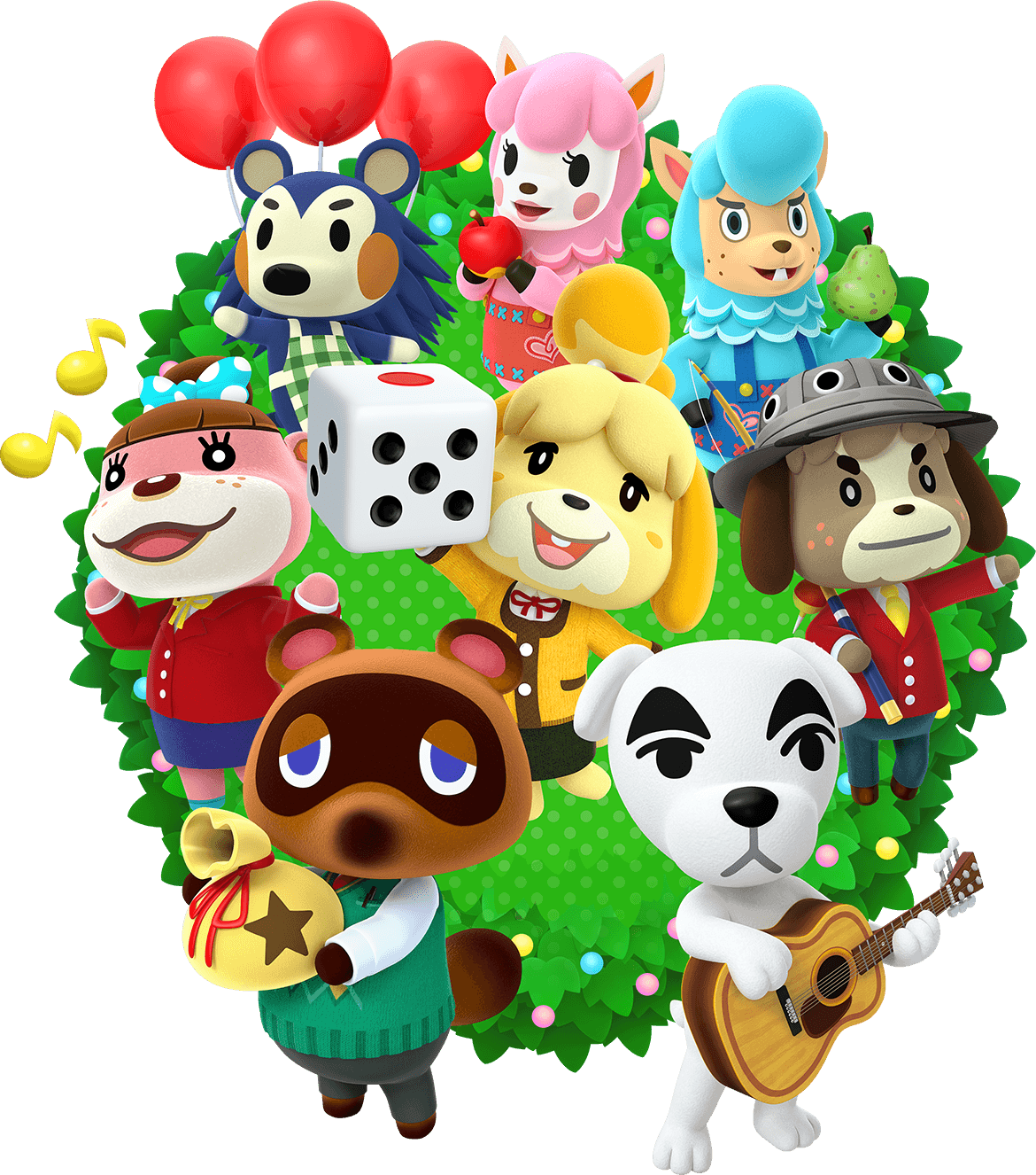 Animal Crossing Characters Celebration