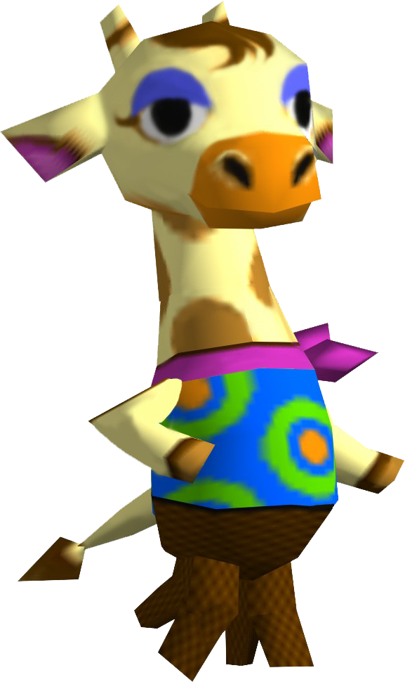 Animal Crossing Giraffe Character