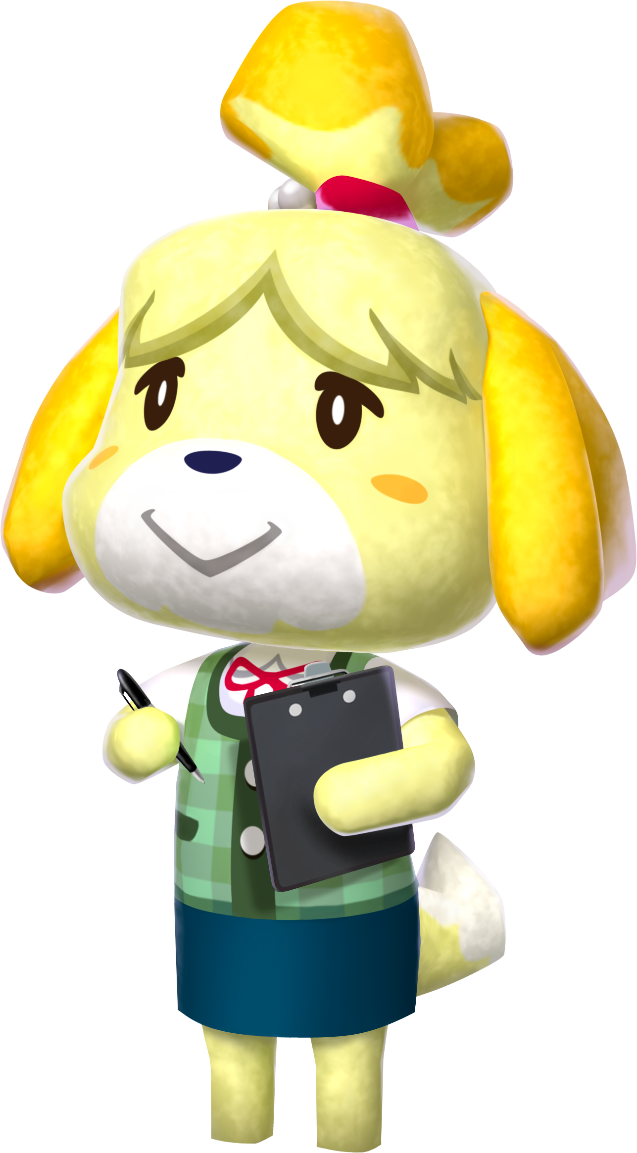 Animal Crossing Isabellewith Clipboard