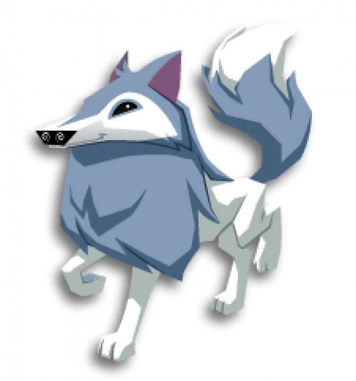 Animal Jam Arctic Wolf Illustration