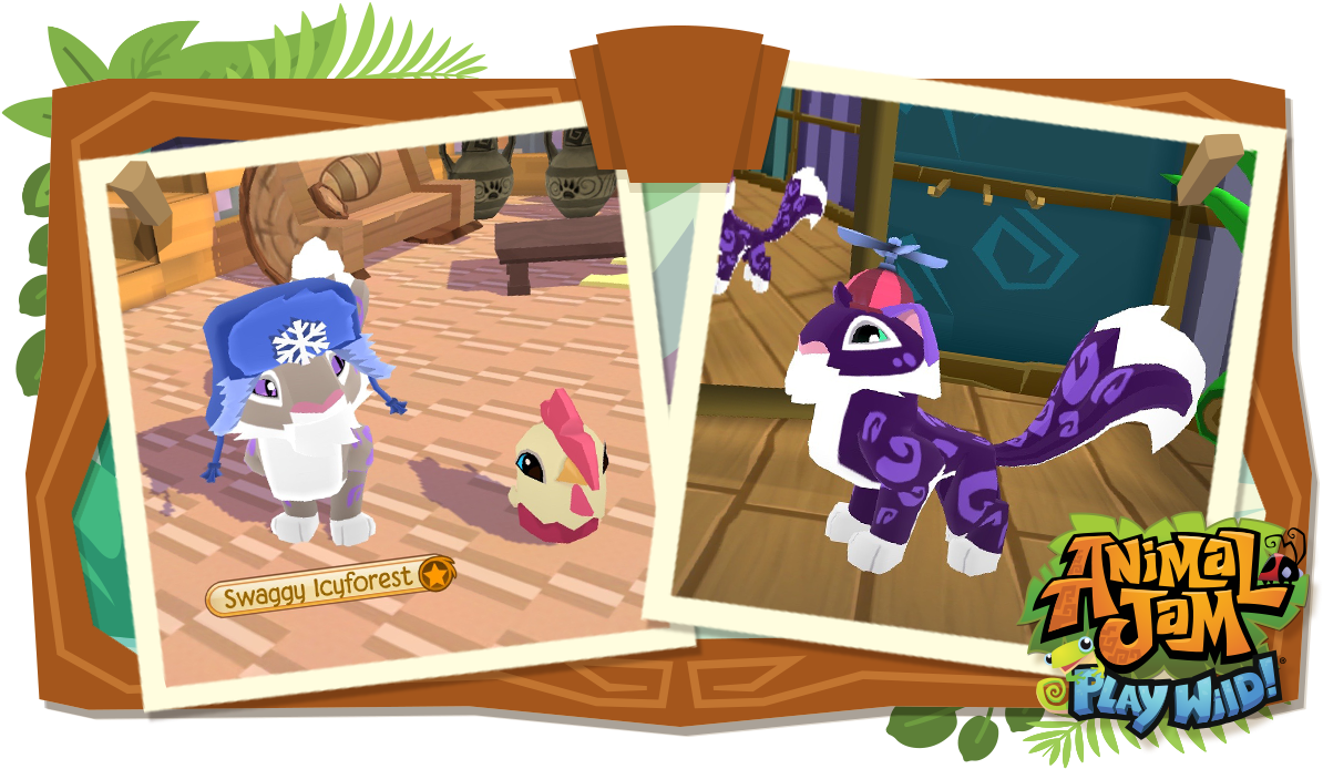 Animal Jam Characters Posing