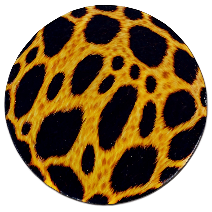 Animal Print Circle Sticker Png Max54