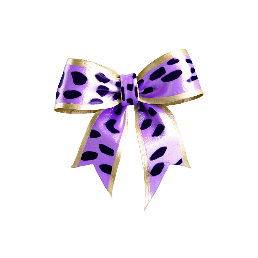 Animal Print Gift Bow Png Vjb