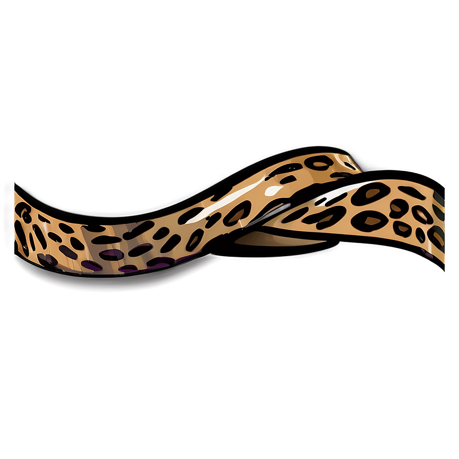 Animal Print Ribbon Png Uek