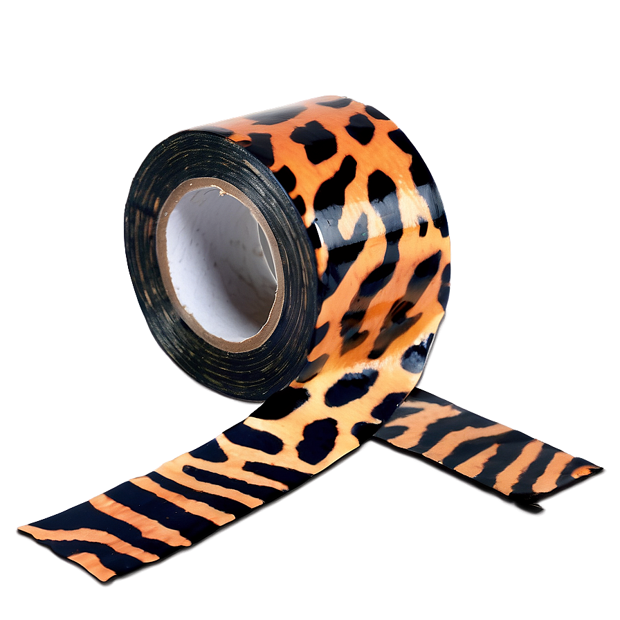 Animal Print Tape Aesthetic Png 28