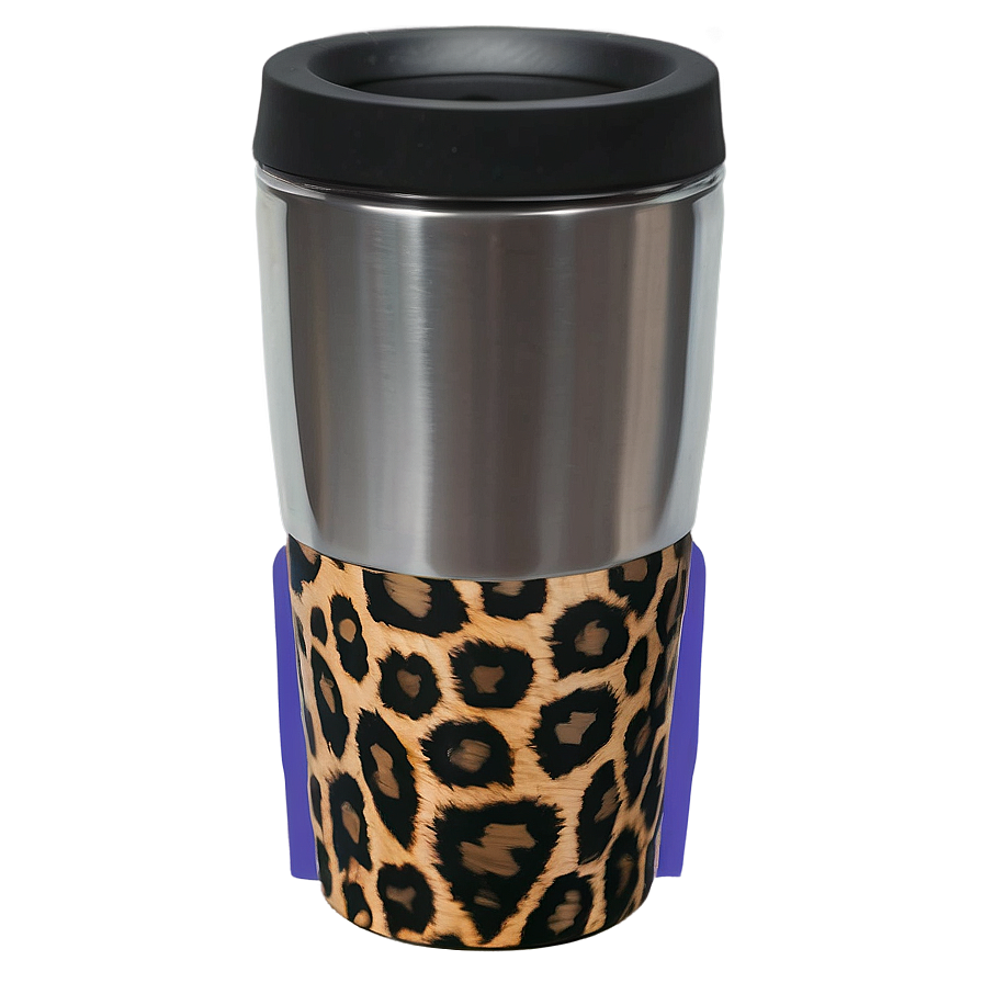 Animal Print Tumbler Cup Png 06272024