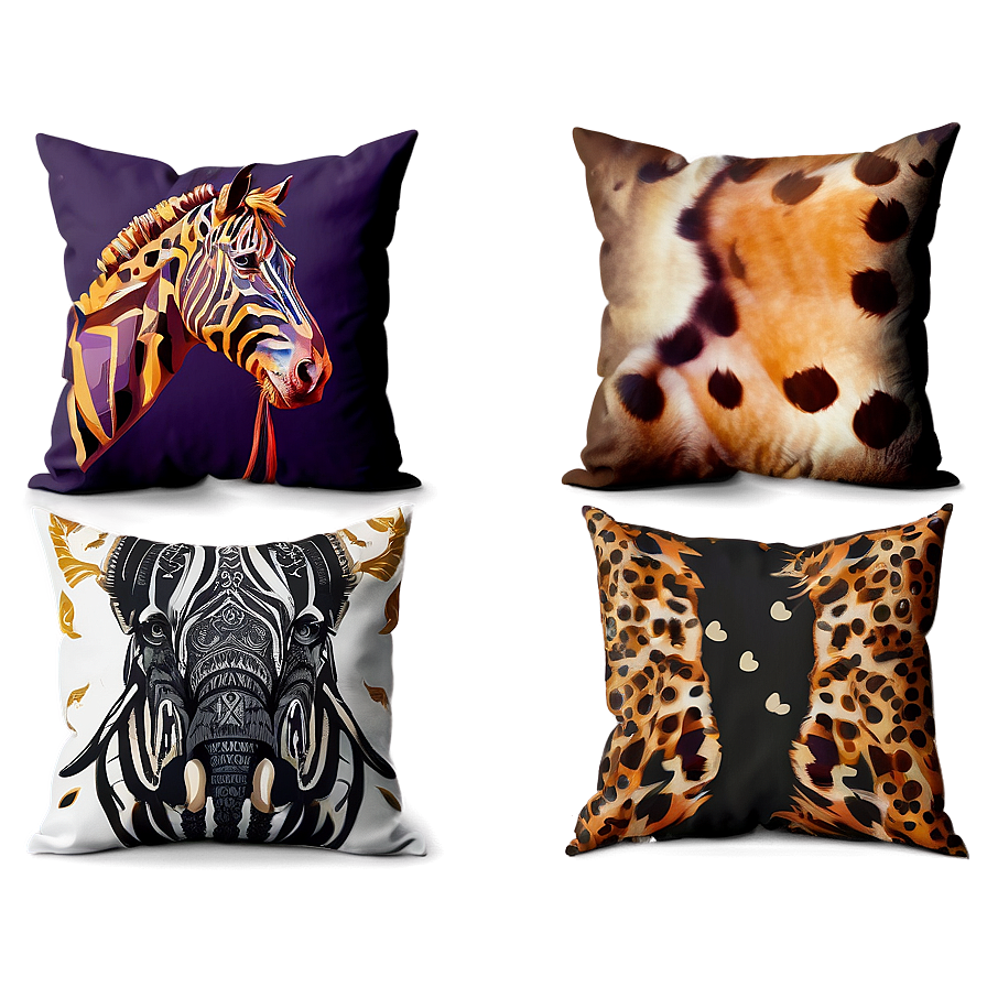 Animal Theme Throw Pillows Png Ylm56