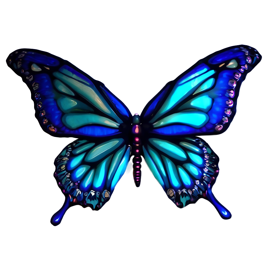 Animated 3d Butterfly Model Png Imx