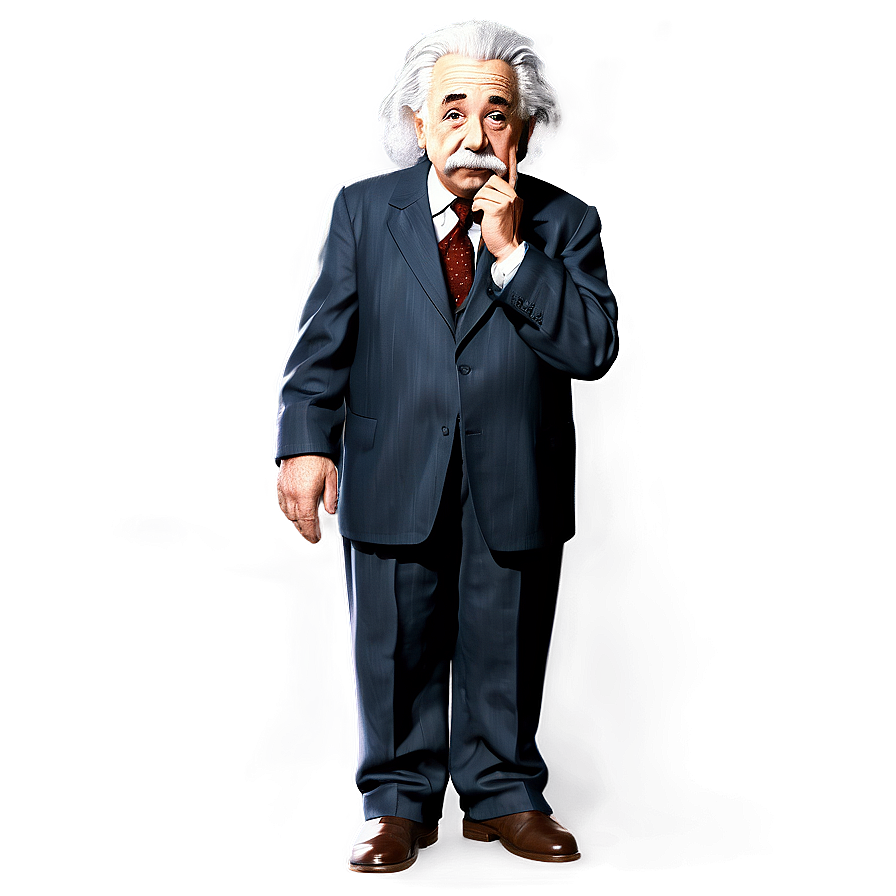 Animated Albert Einstein Character Png 06122024