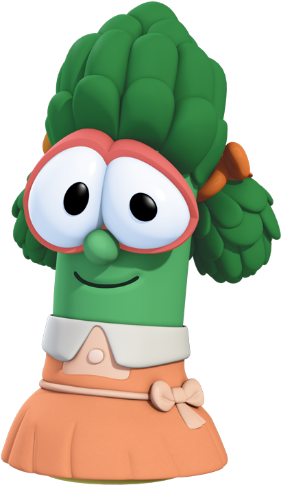 Animated Asparagus Character