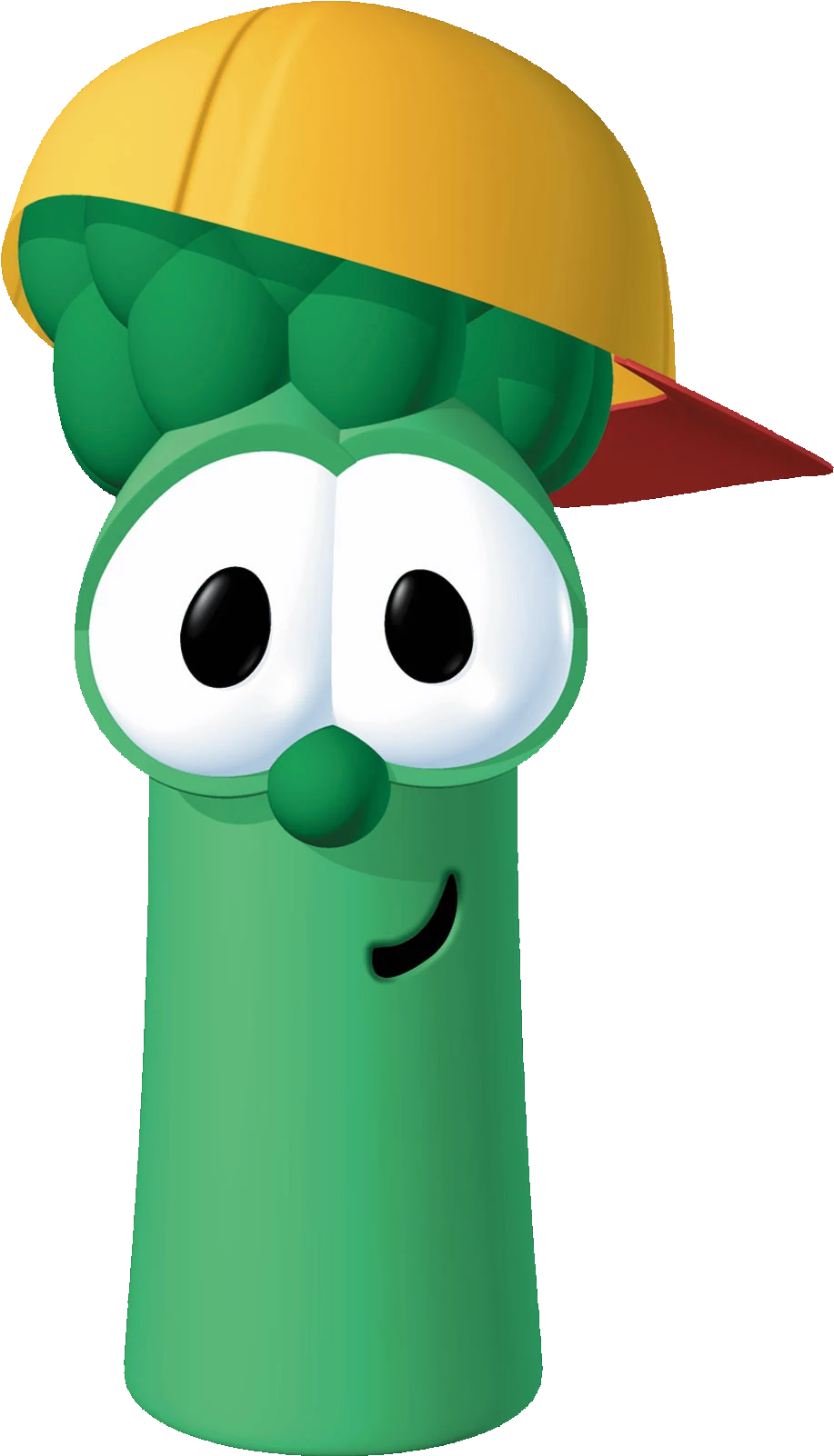 Animated Asparagus Characterwith Cap