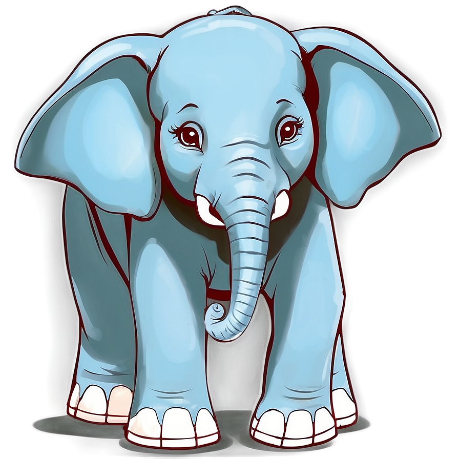 Animated Baby Elephant Png 06122024