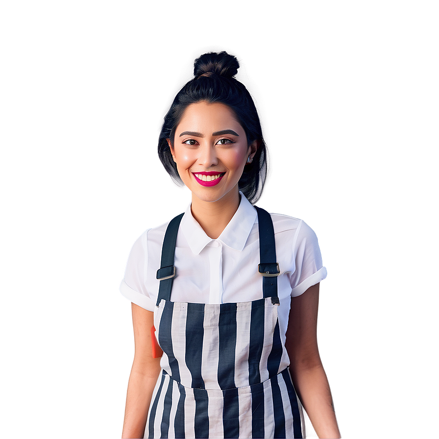 Animated Barista Character Png 55