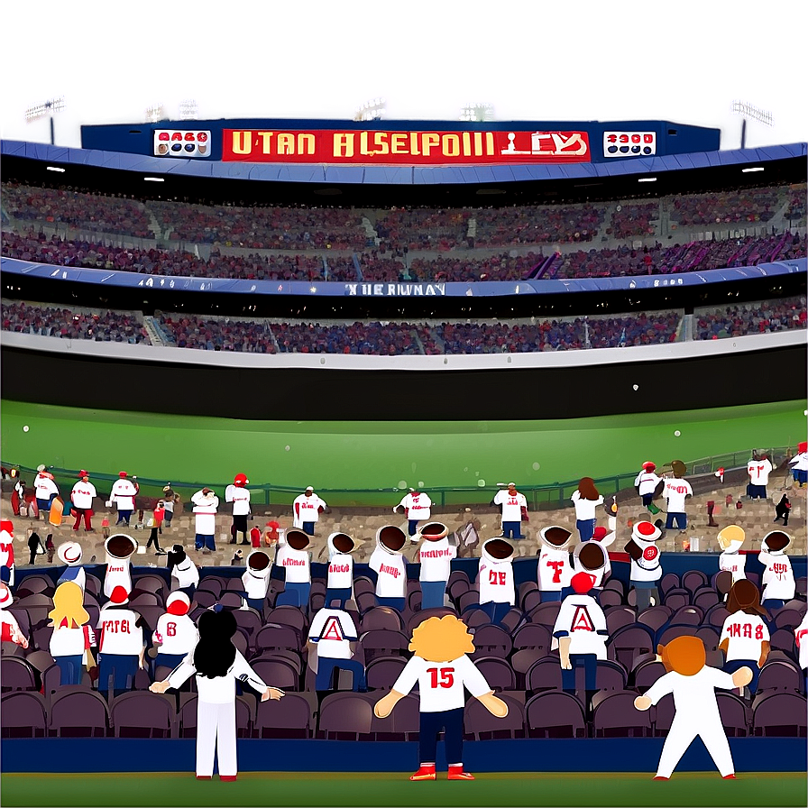 Animated Baseball Stadium Fans Png 06292024