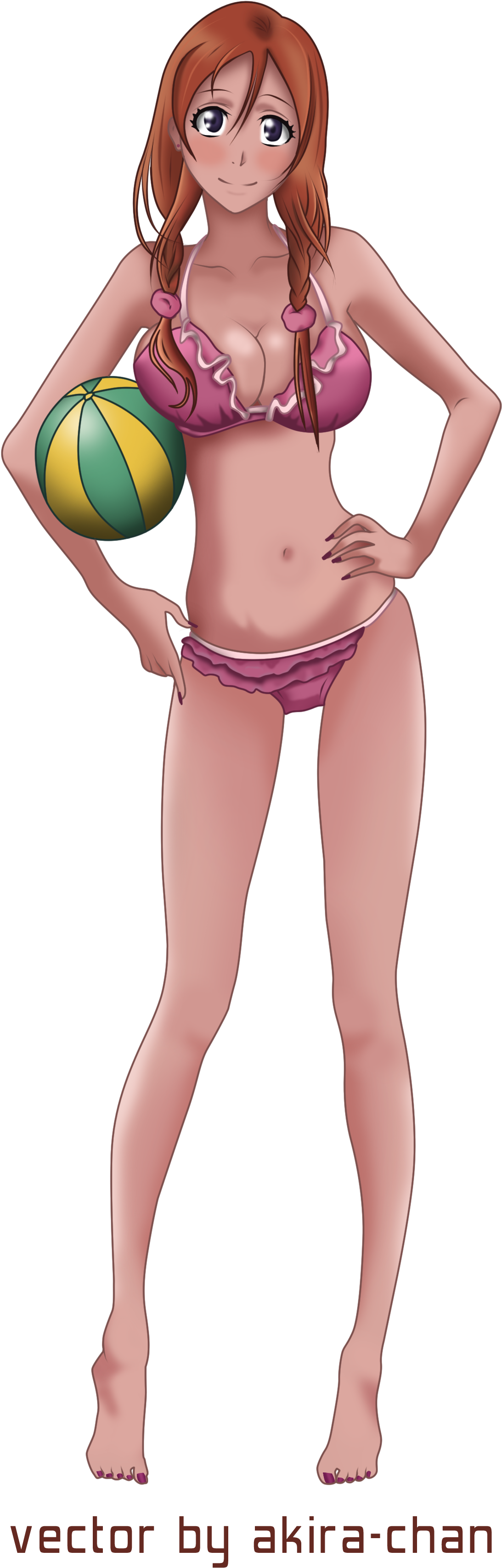 Animated Beach Volleyball Player_ Vector Art