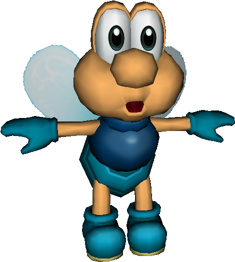 Animated Bee Character3 D Model