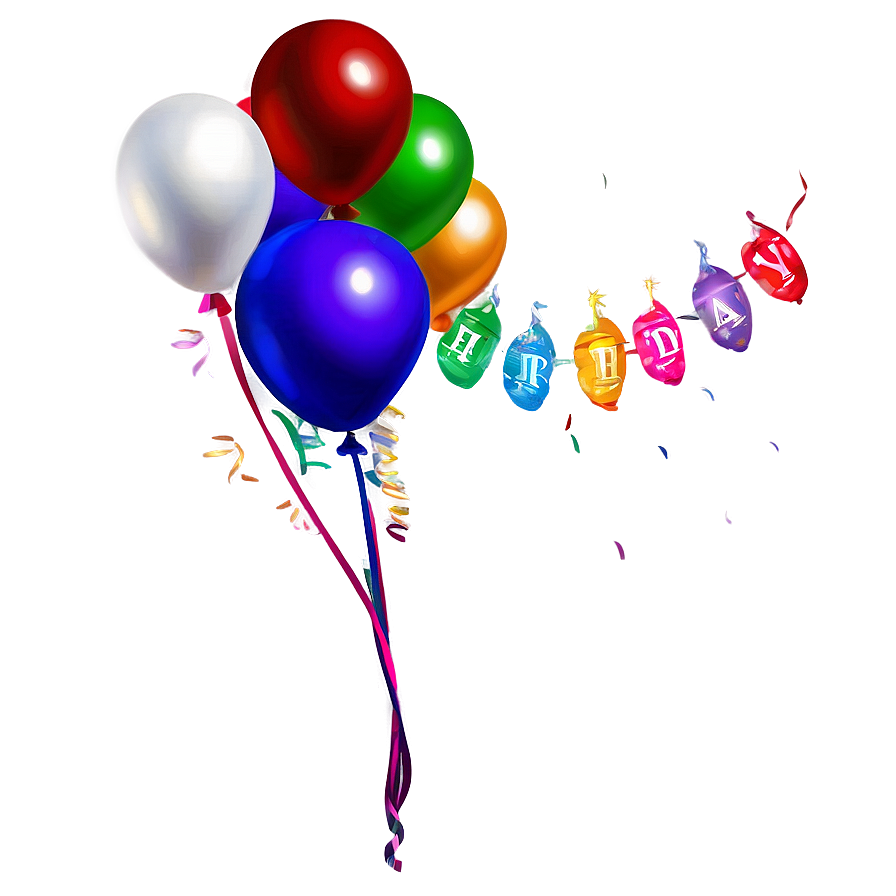 Animated Birthday Balloon Png 06272024