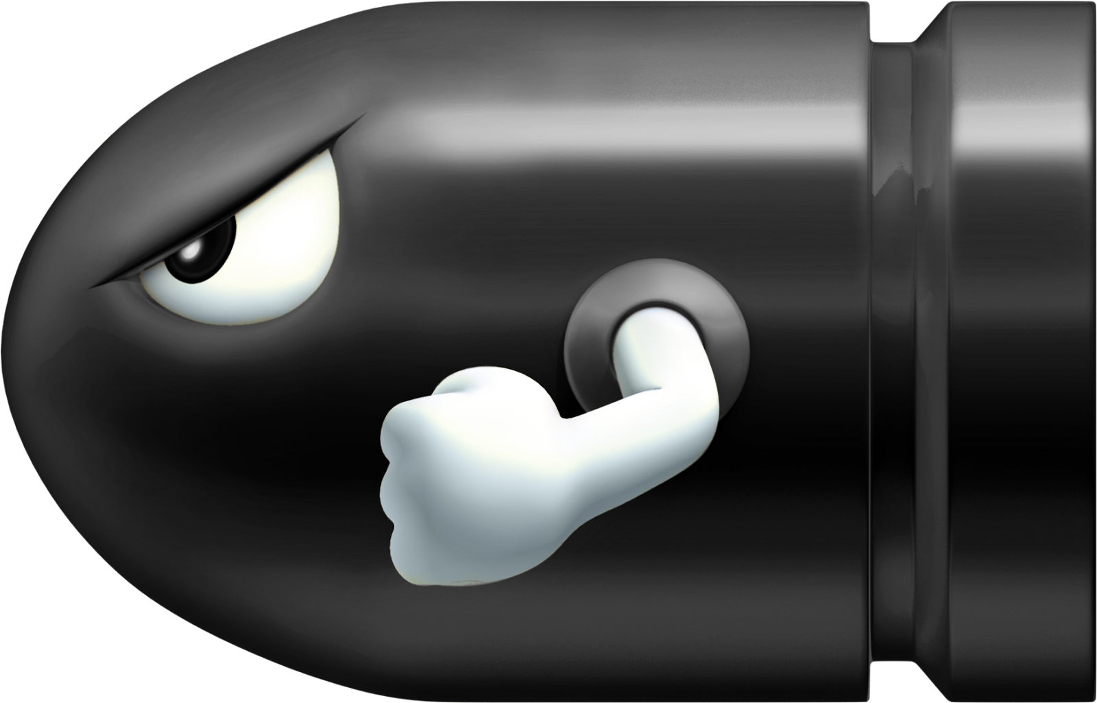 Animated Black Bomb Character