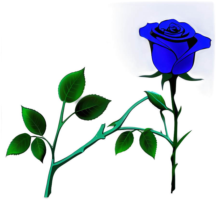 Animated Blue Rose Png 06202024