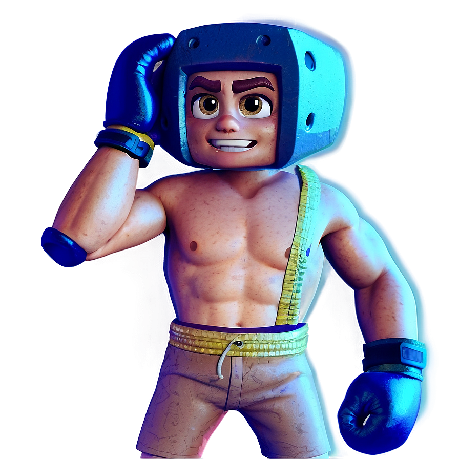 Animated Boxer Character Png 06242024