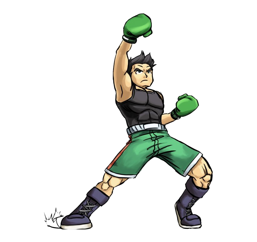 Animated Boxer Victory Pose