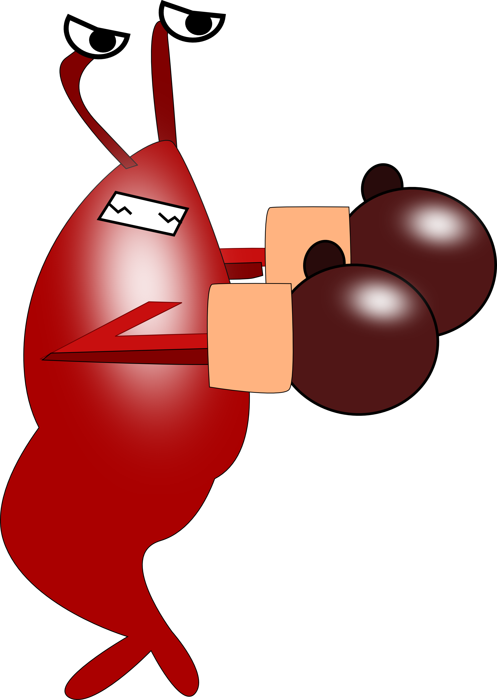 Animated Boxing Shrimp