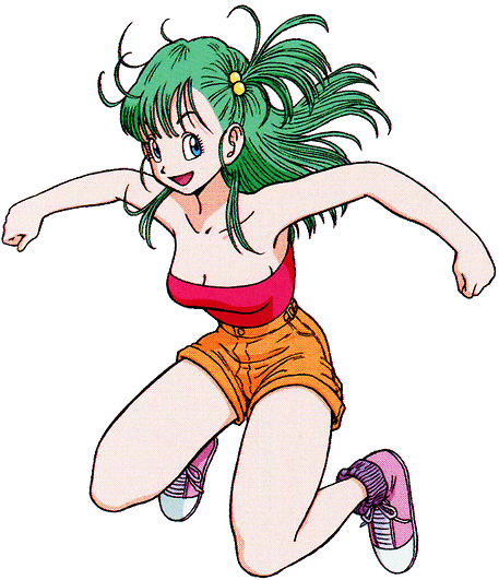 Animated Bulma Jumping Happiness