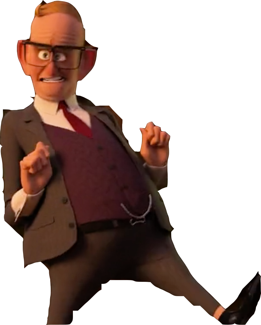 Animated Businessman Character