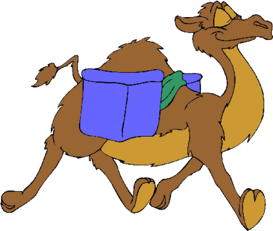 Animated Camel Carrying Load.png