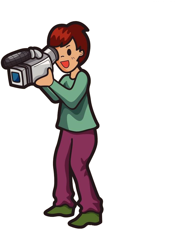 Animated Cameraman Illustration