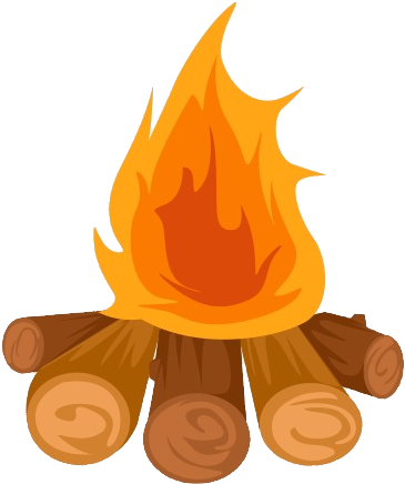 Animated Campfire Graphic