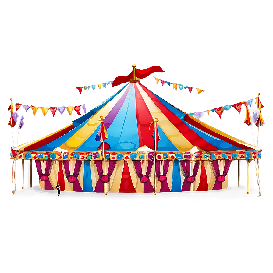 Animated Carnival Tent Scene Png 11