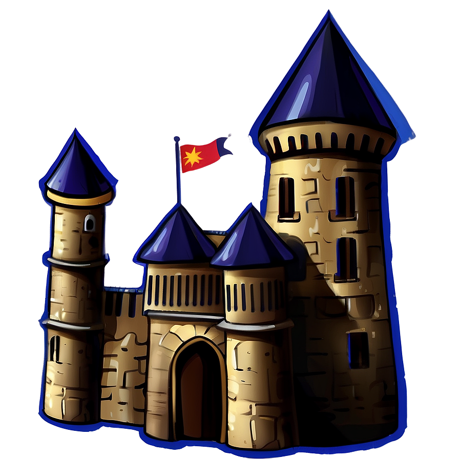 Animated Castle Illustration Png 06262024