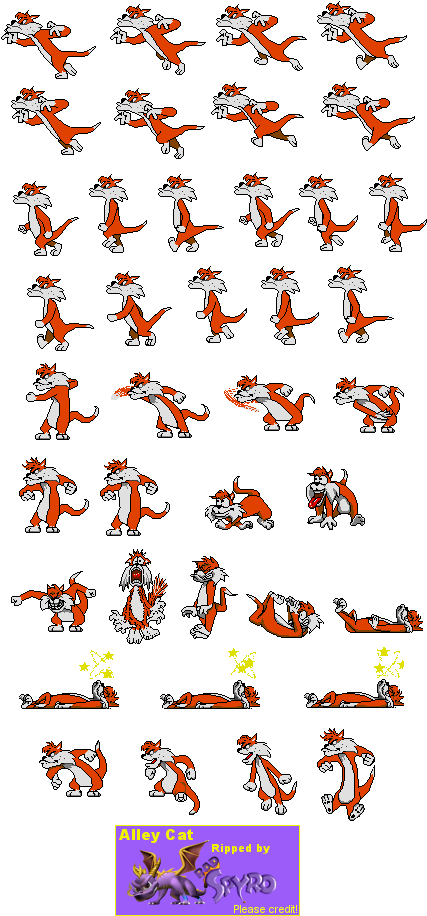 Animated_ Cat_ Sprite_ Sheet