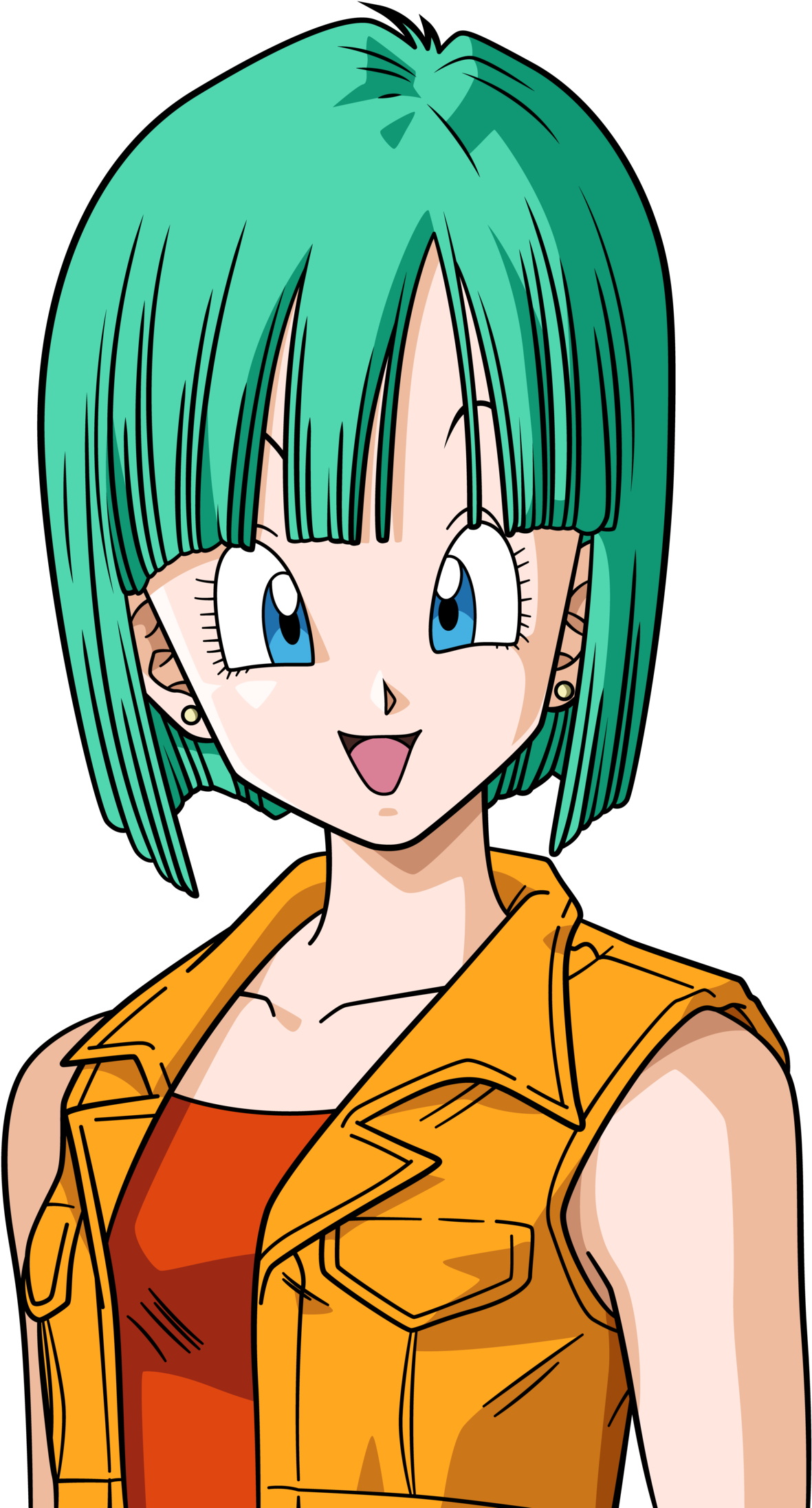 Animated Character Bulma Portrait