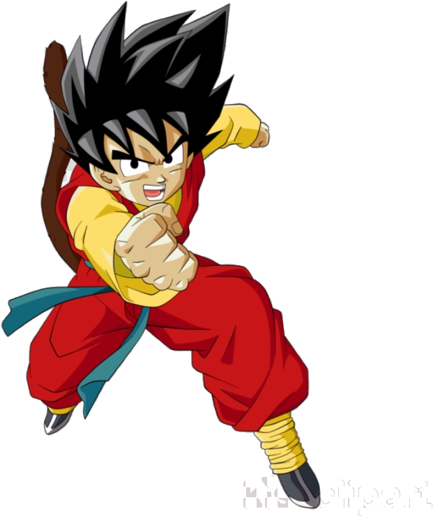 Animated Character Flying Punch