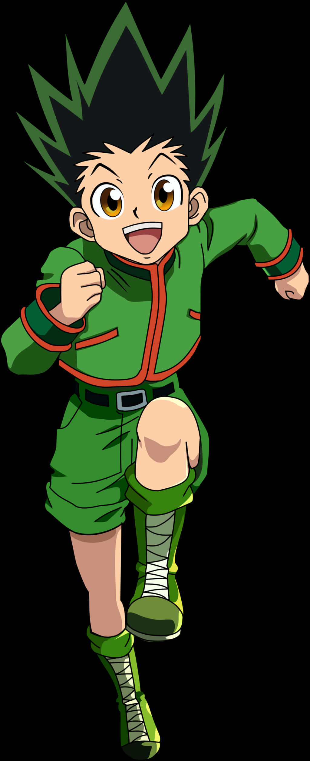 Animated Character Green Outfit